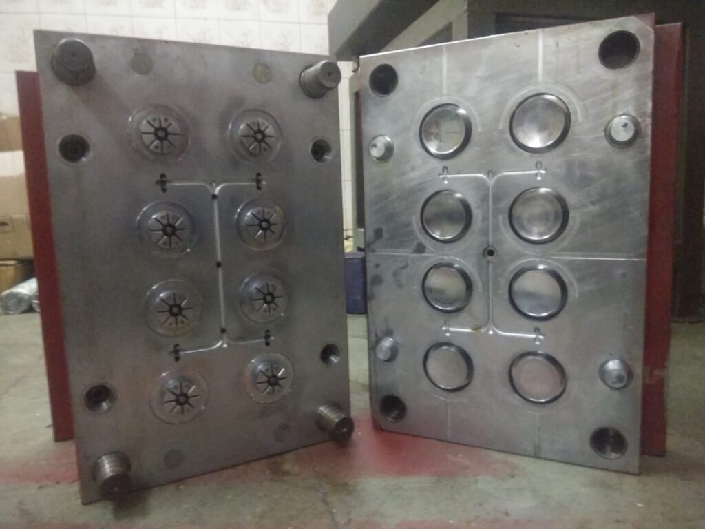 Castor wheel mould